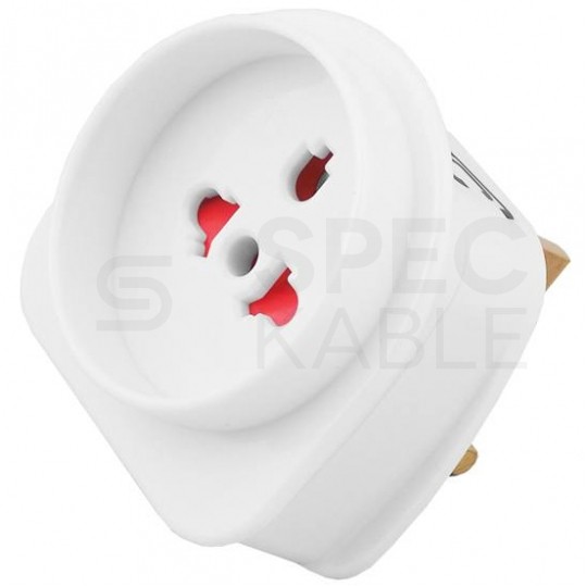 Podróżny adapter zasilania wtyk UK / gniazdo uniwersalne EU LTC