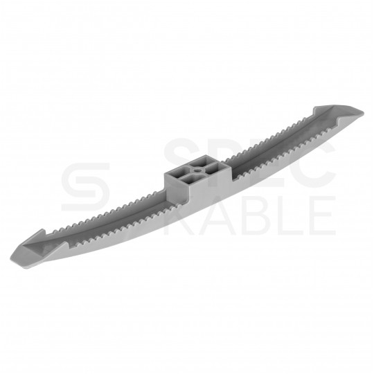 Podwójny uchwyt, pałąk kablowy 234x76mm wzmocniony PA 20 sztuk szary RAWLPLUG