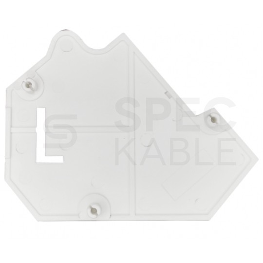 Pokrywa zamykająca adapter MKA-D-2 na szynę DIN TH35 Alantec
