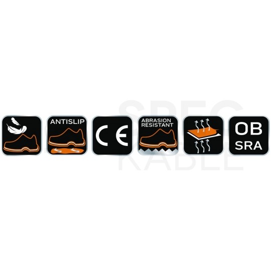 Półbuty, sandały robocze niskie bez podnoska OB, ochronne rozmiar 45 NEO 82-726