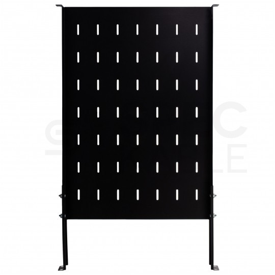 Półka regulowana do szafy RACK 19" 1U 650mm czarna