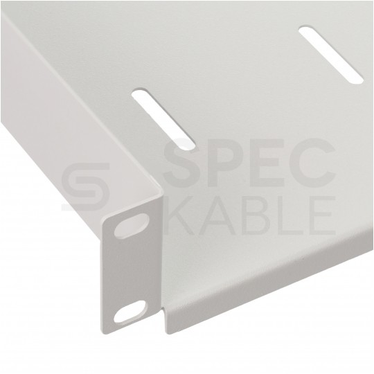 Półka regulowana do szafy RACK 19" 1U 650mm szara