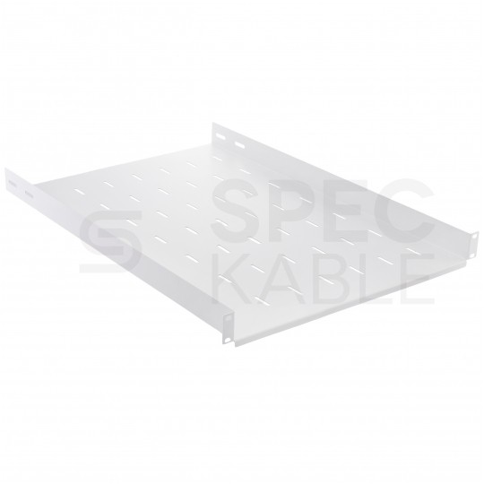 Półka regulowana do szafy RACK 19" 1U 650mm szara