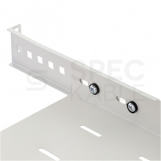 Półka regulowana do szafy RACK 19" 1U 650mm szara