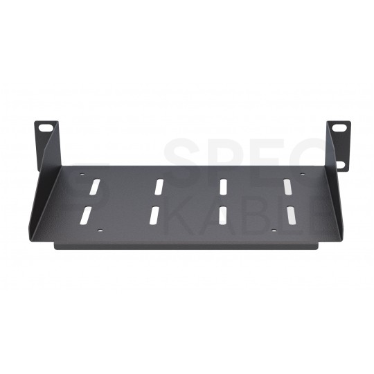 Półka stała do szafy RACK 10" 1U 150mm czarna