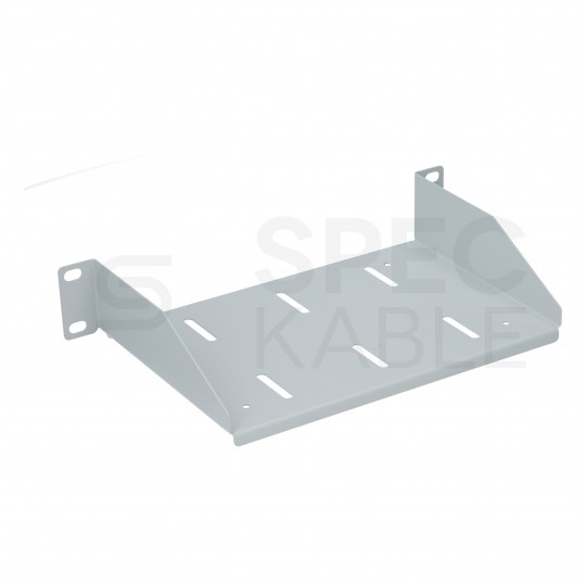 Półka stała do szafy RACK 10" 1U 150mm szara
