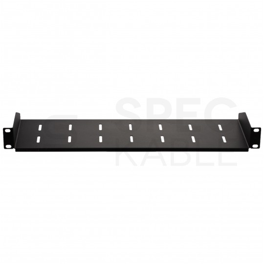 Półka stała do szafy RACK 19" 1U 150mm czarna