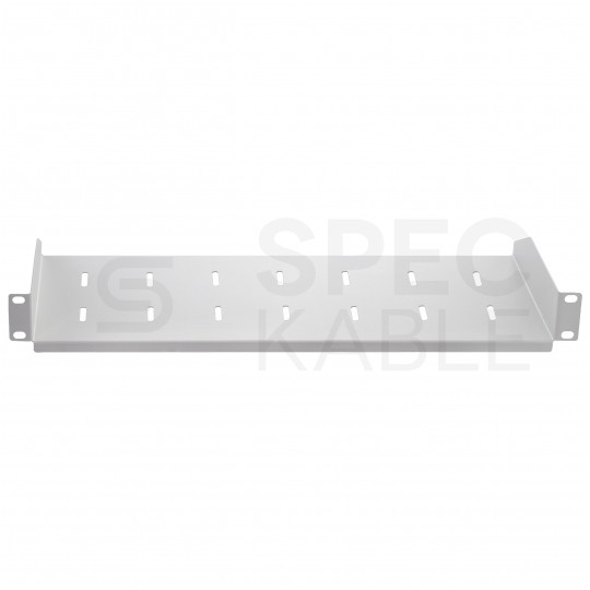 Półka stała do szafy RACK 19" 1U 150mm szara