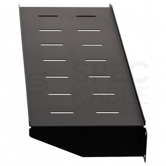 Półka stała do szafy RACK 19" 1U 200mm czarna