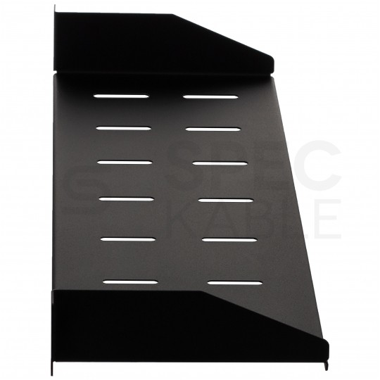 Półka stała do szafy RACK 19" 1U 200mm czarna