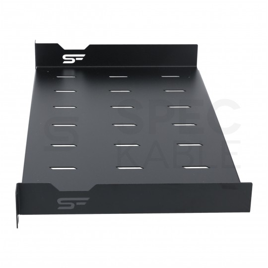 Półka stała do szafy RACK 19" 1U 250mm czarna