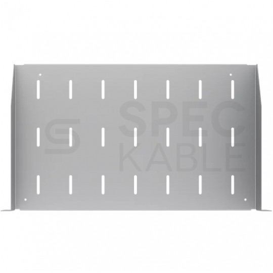 Półka stała do szafy RACK 19" 1U 270mm szara