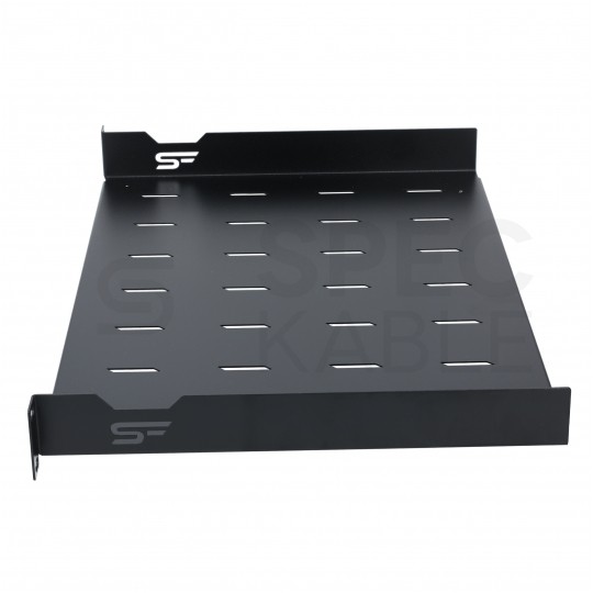 Półka stała do szafy RACK 19" 1U 300mm czarna