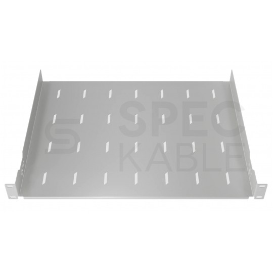 Półka stała do szafy RACK 19" 1U 350mm szara