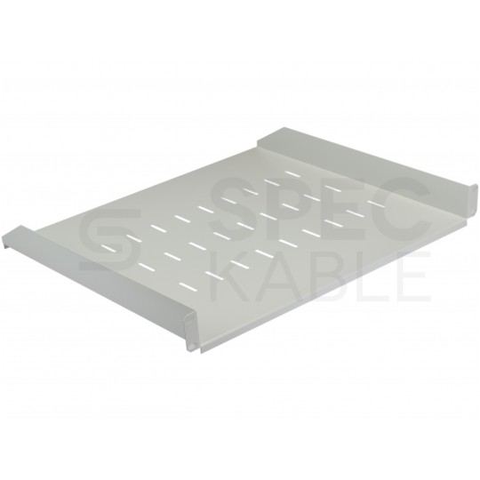 Półka stała do szafy RACK 19" 1U 400mm szara