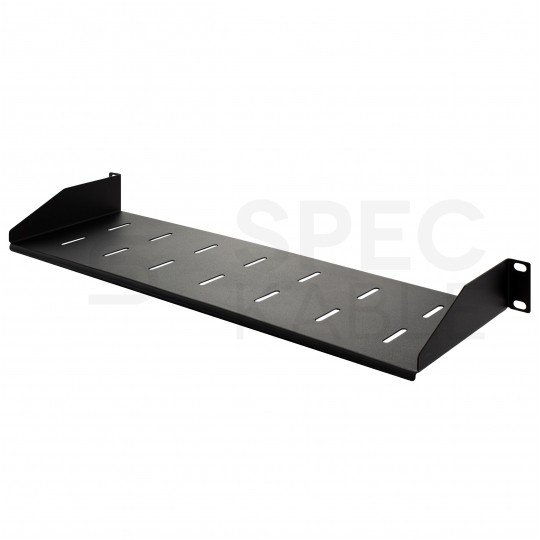 Półka stała do szafy RACK 19" 2U 220mm czarna