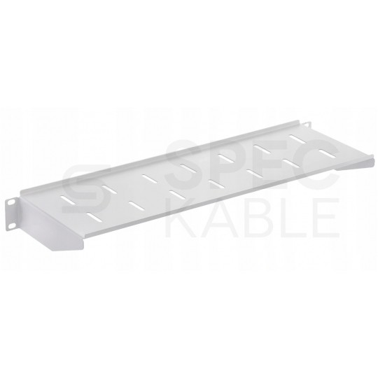 Półka stała do szafy RACK 19" 2U 220mm szara