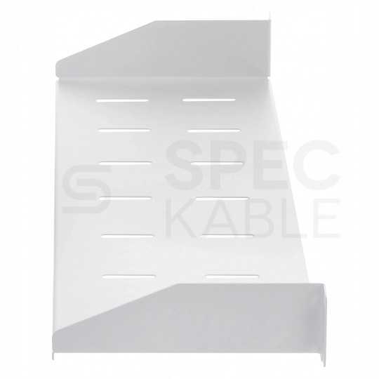 Półka stała do szafy RACK 19" 2U 220mm szara