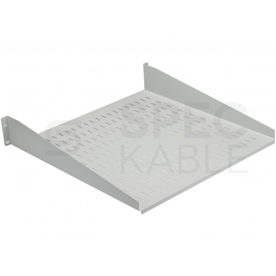 Półka stała do szafy RACK 19" 2U 350mm szara