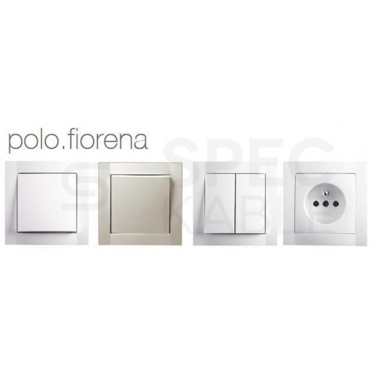 POLO FIORENA metal. Gniazdo telefoniczne 1xRJ12