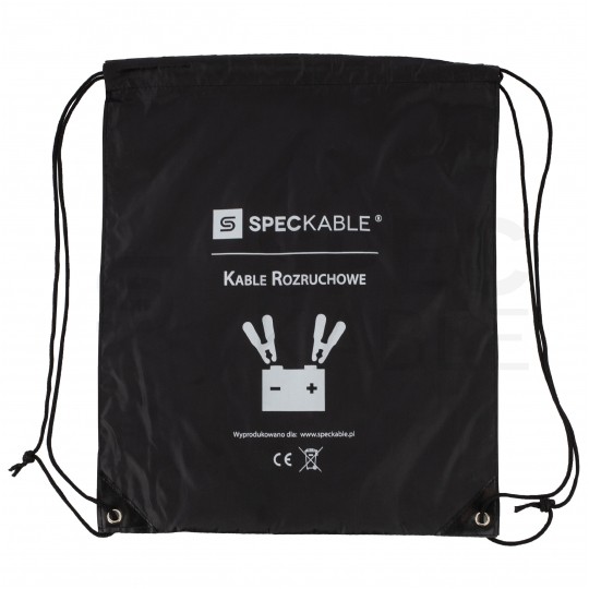 POLSKIE Kable przewody rozruchowe elastyczne w gumie mrozoodporne + worek gratis 100% Cu 35mm2 2x3m