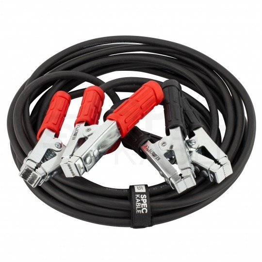 POLSKIE Kable przewody rozruchowe elastyczne w gumie mrozoodporne + worek gratis 100% Cu 35mm2 2x3m