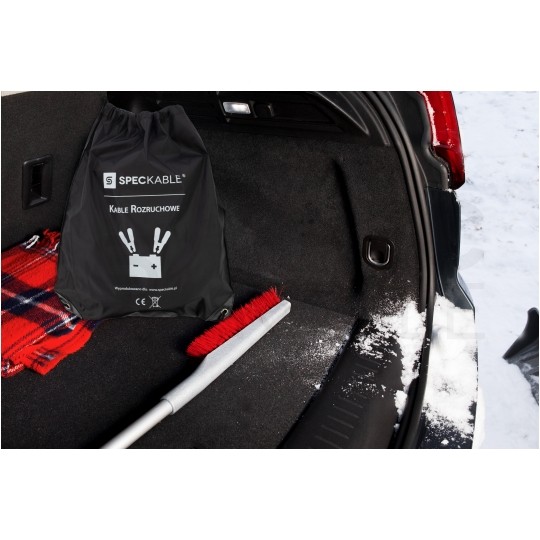 POLSKIE Kable przewody rozruchowe elastyczne w gumie mrozoodporne + worek gratis 100% Cu 35mm2 2x3m