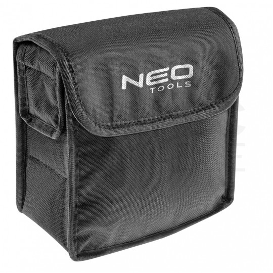 Poziomica laserowa laser krzyżowy 3D (czerwony 3x360°) 15m samopoziomujący NEO 75-103 w komplecie z etui i uchwytem magnetycznym