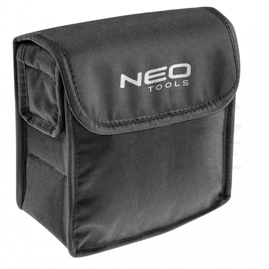 Poziomica laserowa laser krzyżowy 3D (zielony 3x360°) 20m samopoziomujący NEO 75-108 w komplecie z etui i uchwytem magnetycznym