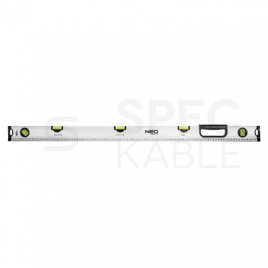 Poziomica Specjalna aluminiowa 100cm (5 libelli) do mierzenia wielu kątów NEO 71-124