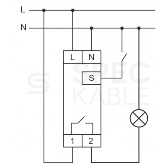 Programator czasowy wyłącznik cyfrowy TIMER Wi-Fi na szynę DIN TH35 SCHELINGER A26-RS-WIFI2