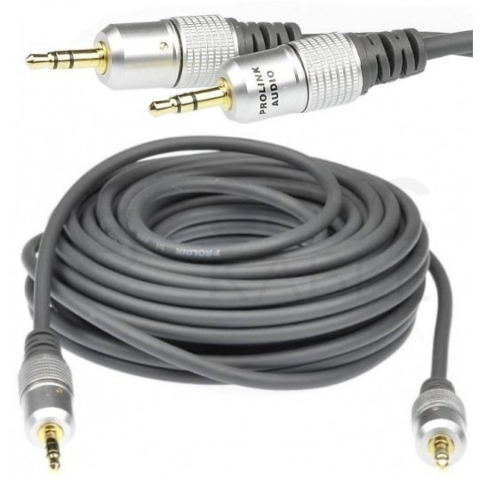 PROLINK EXCLUSIVE Kabel Audio AUX mini Jack 3,5mm Stereo (wtyk / wtyk) 20m