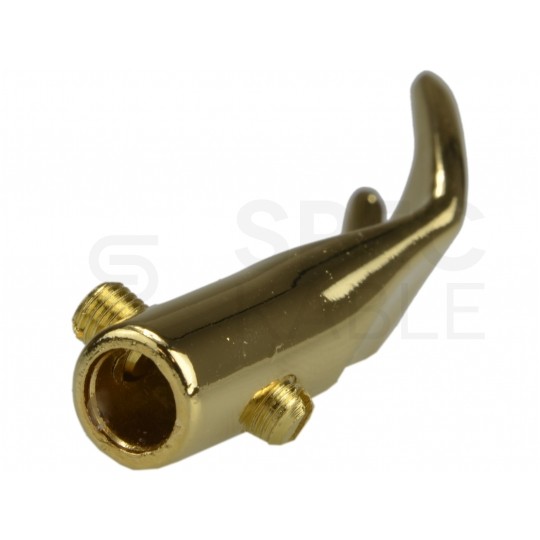 PROLINK Premium TSP-080 Wtyk głośnikowy typu WIDEŁKI skręcany pozłacany czerwony