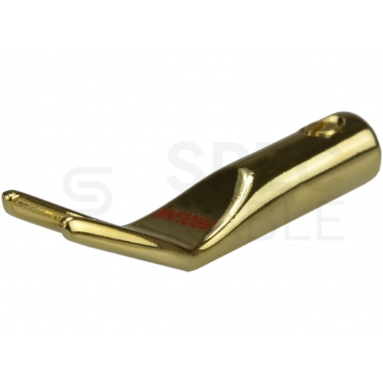 PROLINK Premium TSP-080 Wtyk głośnikowy typu WIDEŁKI skręcany pozłacany komplet 2 sztuk