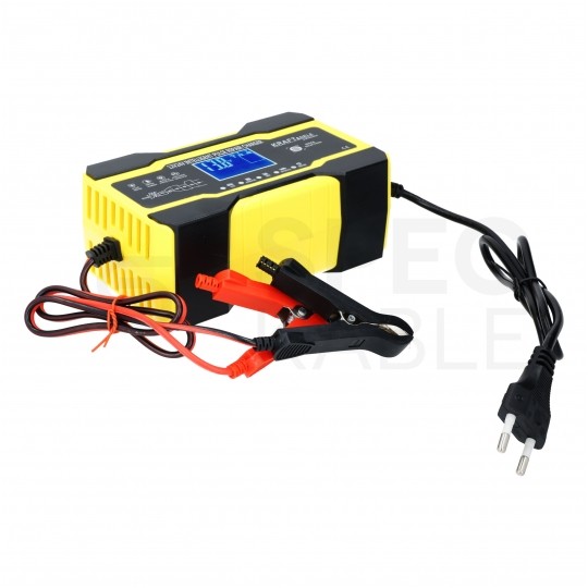 Prostownik automatyczny Compact do akumulatorów 12V/24V 5/10A z wyświetlaczem LCD Kraft&Dele