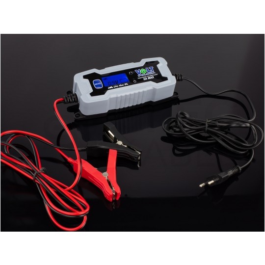 Prostownik automatyczny do akumulatorów 6V/12V 5A z wyświetlaczem LCD VOLT