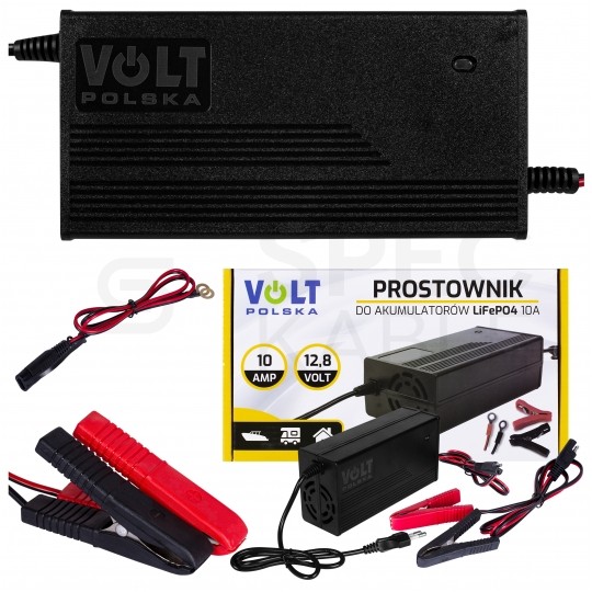 Prostownik do akumulatorów LiFePO4 12,8V 10A VOLT