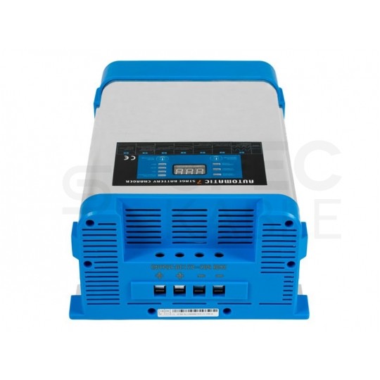 Prostownik sieciowy BC-40 PRO do akumulatorów 12V 40A z wyświetlaczem LCD AZO Digital