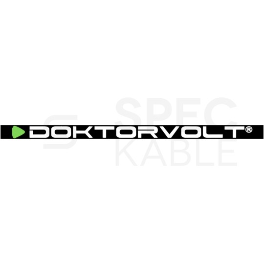 Przedłużacz elektryczny Kabel zasilający budowlany gumowy OnPD 3x1,5mm2 (wtyk / gniazdo z klapką) 16A IP44 czarny 25m Schuko Doktorvolt