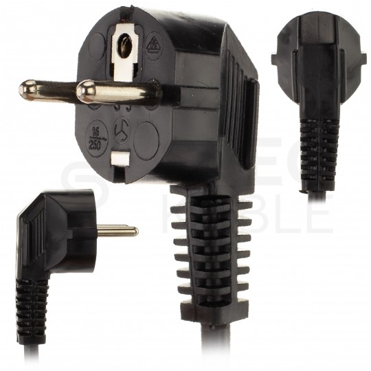 Przedłużacz elektryczny Listwa zasilająca antyprzepięciowa ARMAC R8 na 5 gniazd [2P+Z] + 3 płaskie [2P] z wyłącznikiem czarna 3m