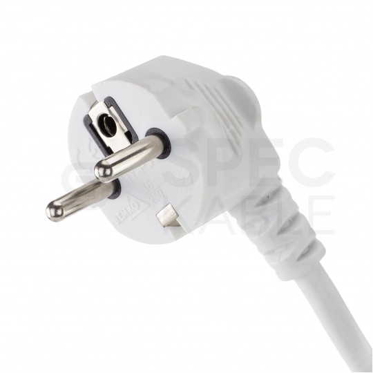 Przedłużacz elektryczny Listwa zasilająca HQ na 4 gniazda [2P+Z] z wyłącznikiem biało-szara 16A 1,5m BEMKO