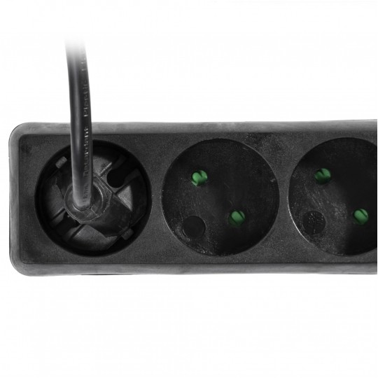 Przedłużacz elektryczny Listwa zasilająca na 3 gniazda [2P] czarna 3m ECO PLASTROL