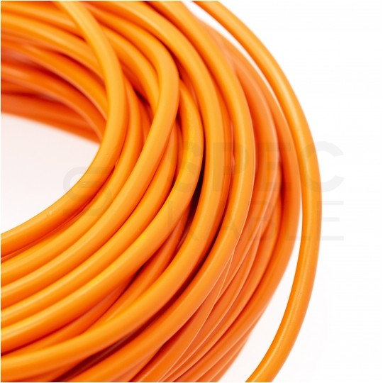 Przedłużacz ogrodowy OMY 2x1,0mm2 (wtyk / gniazdo) 230V 6A bez uziemienia pomarańczowy 30m