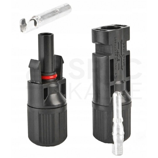 Przedłużacz solarny kabel 4mm2 ze złączami typu MC4 czerwony 20m