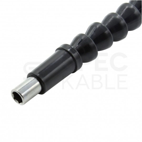 Przedłużka elastyczna do bitów 1/4" 300mm kraft&dele