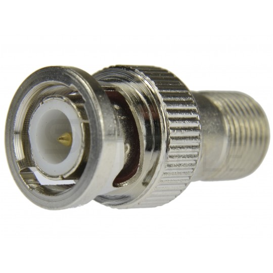 Przejście Adapter BNC (wtyk) / F (gniazdo) do łączenia kamer monitoringu CCTV
