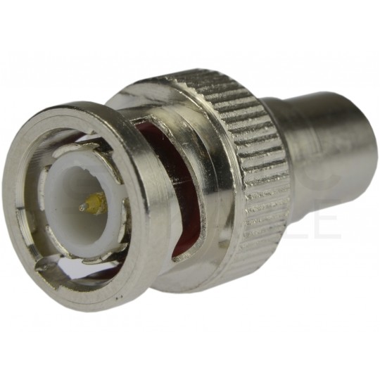 Przejście Adapter BNC (wtyk) / RCA Cinch (gniazdo) do łączenia kamer monitoringu CCTV