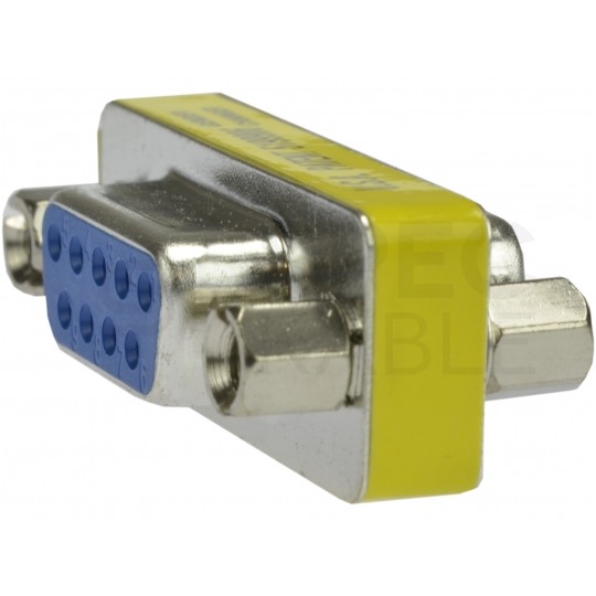 Przejście RS-232 (gniazdo D-Sub 9-pin / gniazdo D-Sub 9-pin) Adapter typu Łącznik