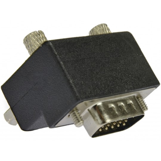 Przejście SVGA (wtyk D-Sub 15-pin / gniazdo D-Sub 15-pin) Adapter kątowy 270° DELOCK