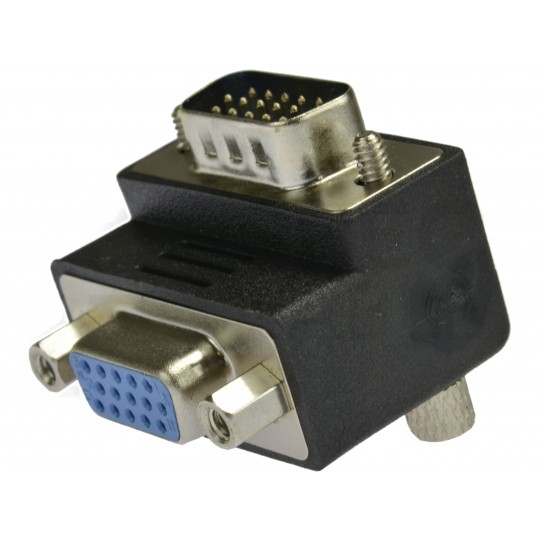Przejście SVGA (wtyk D-Sub 15-pin / gniazdo D-Sub 15-pin) Adapter kątowy 270° DELOCK